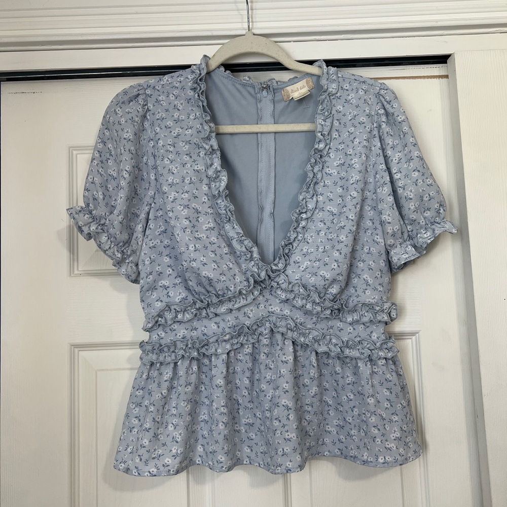 Altar’d State Floral Babydoll Blouse